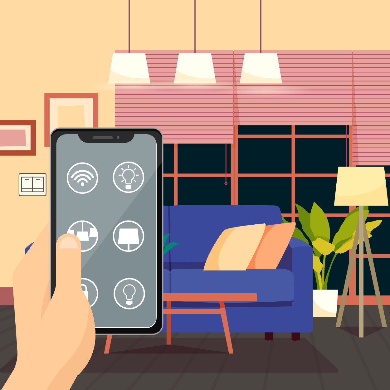 加值規格：智慧開關節能系統－無線開關大電流繼電器logo圖